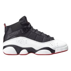 NIKE Air Jordan 6 Rings 'Black White' Sneakers 2Y